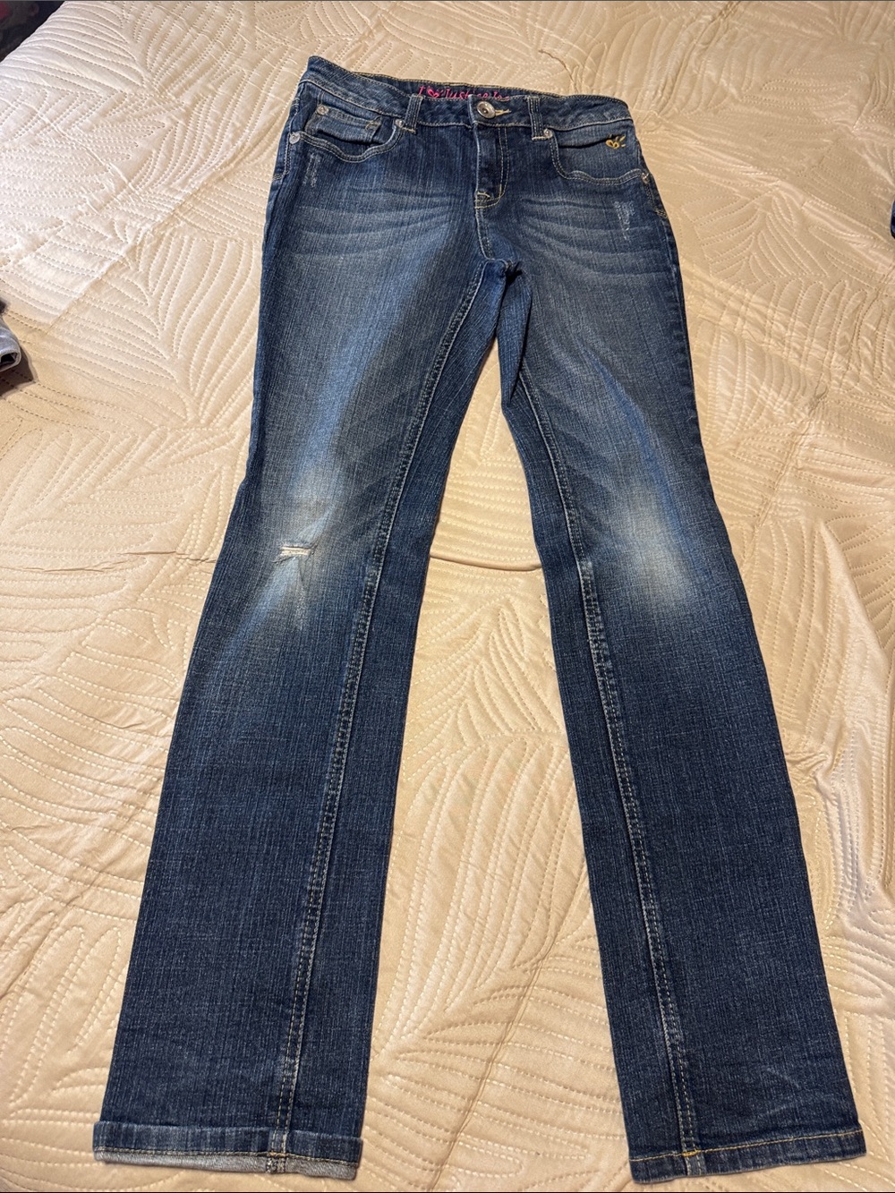 I Love Justice Classic Girl’sBlue Denim Jeans Sz 14R